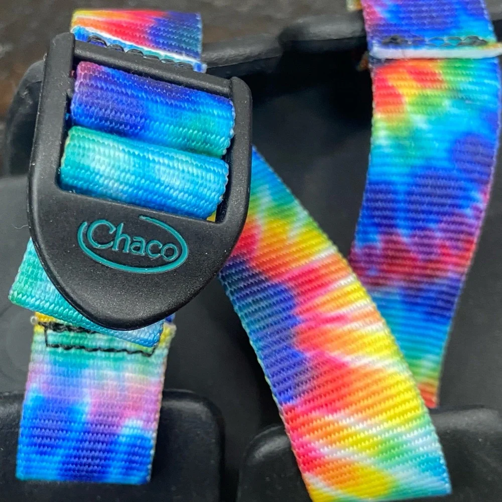 Chaco Chillos Slides for Kids NEW Dark Tie Dye Size 5